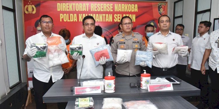 Polda Kalsel Ungkap Jaringan Narkoba Terhubung dengan Fredy Pratama