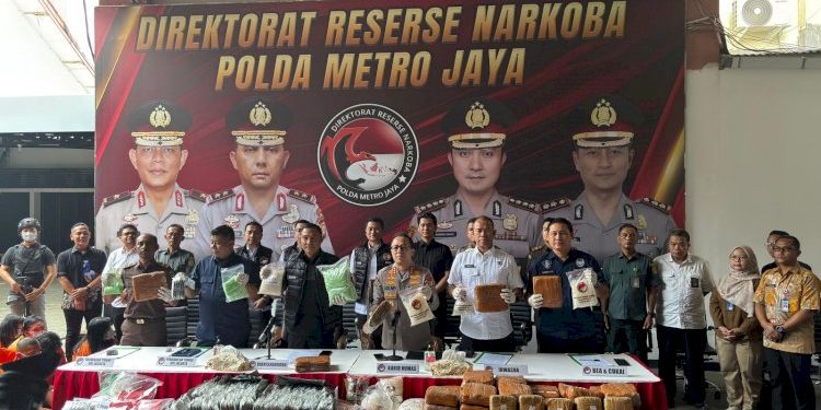 Polda Metro Jaya Musnahkan 315,7 Kg Narkotika Hasil Sitaan Antara Februari dan April 2025