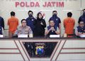 Polda Jatim Ungkap Jaringan Narkoba Internasional 21 Kg Sabu Senilai 22 Miliar