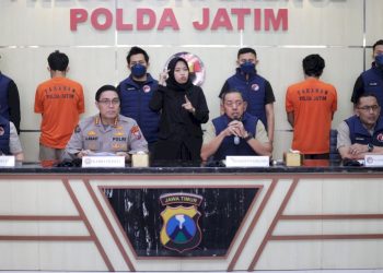 Polda Jatim Ungkap Jaringan Narkoba Internasional 21 Kg Sabu Senilai 22 Miliar