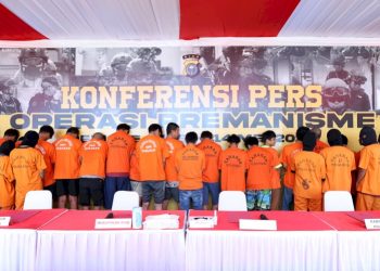 Polda Riau Ungkap Kasus Premanisme dan Kejahatan Jalanan Hasil Operasi Pekat 2025
