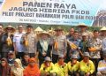 Panen raya jagung hibrida Kakorbinmas Baharkam Polri dan FKDB wujudkan ketahanan pangan nasional