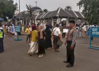 Patroli Ditpamobvit Polda Metro Jaya di Masjid-Masjid Besar Jakarta untuk Ciptakan Rasa Aman
