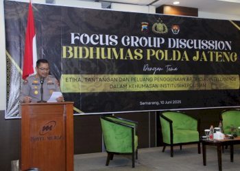 Polda Jateng FGD Bahas Pemanfaatan AI dalam Komunikasi Kerja Polisi