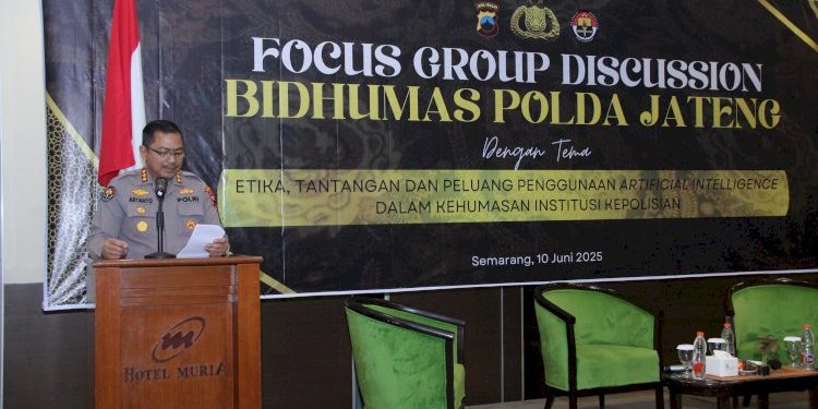 Polda Jateng FGD Bahas Pemanfaatan AI dalam Komunikasi Kerja Polisi