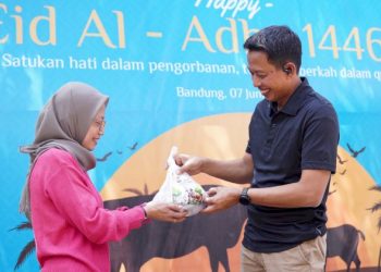 Berbagi Keberkahan Idul Adha 1446 H, Salurkan 291 Kg Daging Hewan Kurban untuk Sesama