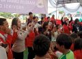 Polda Metro Lakukan Trauma Healing untuk Korban Kebakaran di Penjaringan