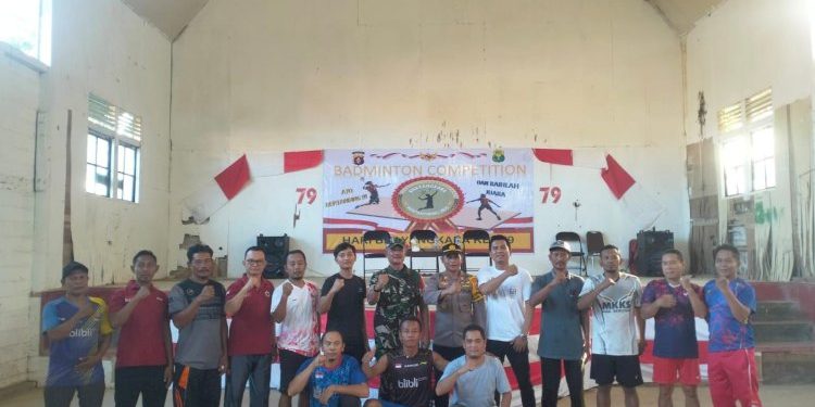 Semarak Hari Bhayangkara ke-79, Polres Seruyan Gelar Turnamen Badminton dengan Masyarakat