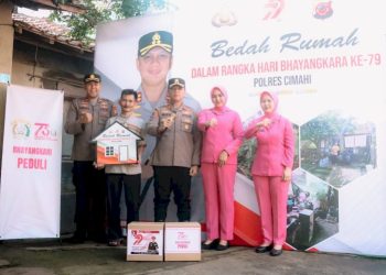 Kondisi Rumah Rusak Parah, Kapolres Renovasi Rumah Purnawirawan Polri