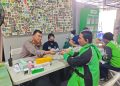HUT Bhayangkara ke-79, Polres Metro Jakarta Pusat Adakan Pemeriksaan Kesehatan Gratis Ojek Online