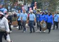 Wali Kota Dandim dan Wakapolres Depok Bersihkan Sampah di CFD Margonda
