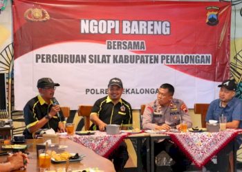 Silaturahmi Polres Pekalongan Ngopi Bareng Bersama Ikatan Pencak Silat Indonesia