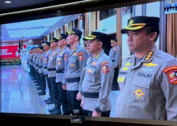 Polda Metro Jaya Ikuti Upacara Virtual Pemuliaan Nilai Luhur Tribrata HUT Bhayangkara ke-79