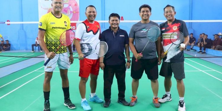 Semarakkan Hari Bhayangkara Ke-79 dengan Turnamen Badminton Polres Pekalongan