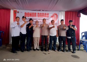 HUT Bhayangkara ke-79, Polsek Bekasi Barat Gelar Donor Darah
