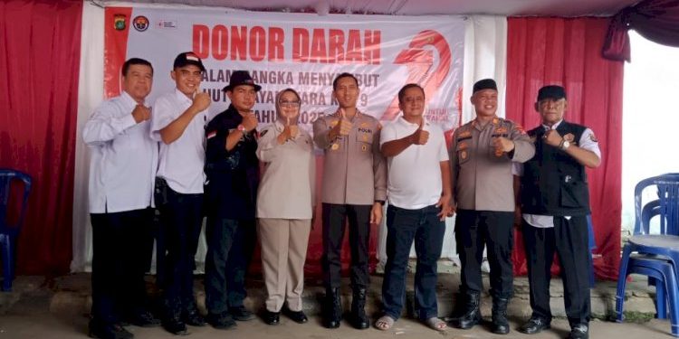 HUT Bhayangkara ke-79, Polsek Bekasi Barat Gelar Donor Darah