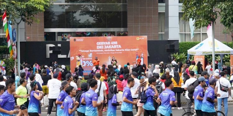 Ribuan Pengunjung CFD Ramai di Acara PLN Gebyar 498 di DKI Jakarta