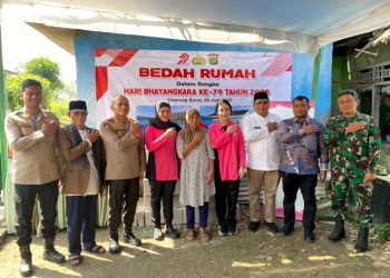 Bakti Sosial Bedah Rumah di Bekasi Menyambut Hari Bhayangkara ke-79