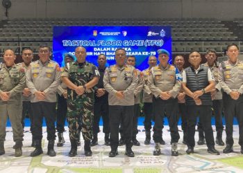 Polri Selenggarakan Tactical Floor Game Jelang HUT Bhayangkara ke-79, 5800 Personel Siaga Amankan Monas