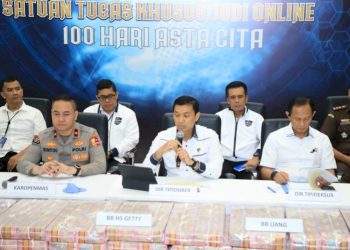 Polri Ungkap Tiga Kasus Besar Judi Online dengan Aset Sita Rp61 Miliar