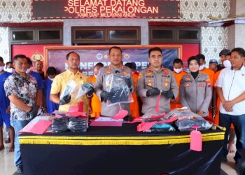 Polres Pekalongan Menangkap 21 Pelaku Kriminal dan Mengungkap 14 Kasus