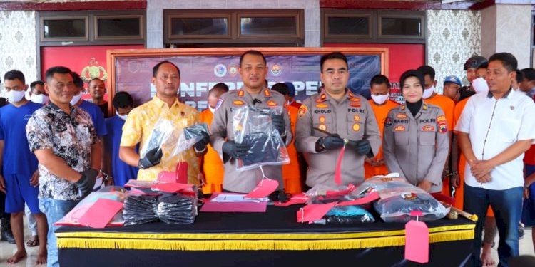 Polres Pekalongan Menangkap 21 Pelaku Kriminal dan Mengungkap 14 Kasus