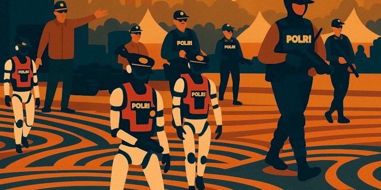 Polri Luncurkan 30 Robot Pionir dalam Perayaan Hari Bhayangkara ke-79
