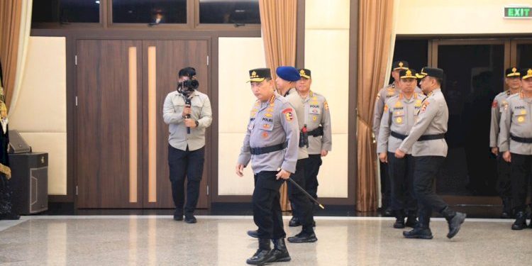 Korps Raport Kenaikan Pangkat 3 Pati dan 87 Pamen oleh Polri