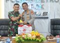 Kunjungi Mapolrestro Depok Dandim 0508 Depok Ucapkan Selamat HUT Bhayangkara Ke-79