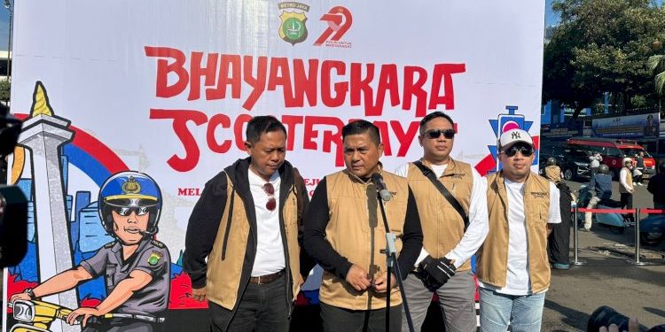 Ribuan Biker Hadiri Bhayangkara Scooter Days di Jakarta, Kapolda: Wadah Kampanye Safety Riding