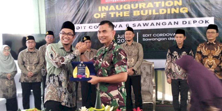 Dandim 0508/Depok Apresiasi Pembangunan Gedung Baru SDIT Cordova 6 Sawangan