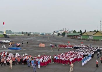Danlanud Husein Sastranegara Resmikan MPLS Sekolah Angkasa Tahun Ajaran 2025-2026