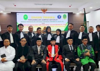 Penyumpahan Advokat DePA-RI Dipimpin Nawawi di Banjarmasin