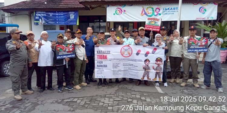 Sosialisasi Bahaya Narkoba di RW 02 Kelurahan Bungur Kecamatan Senen
