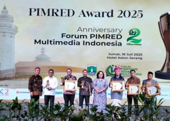 55 Tokoh dan Pimpinan Lembaga Dianugerahi Penghargaan Pimred Award 2025