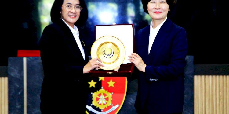 Perkuat Kerja Sama Pelindungan Perempuan dan Anak dengan Delegasi Kepolisian Korea Selatan