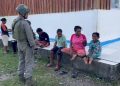 Patroli Humanis Satgas Ops Damai Cartenz di Yahukimo