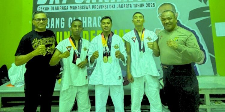 Brimob Polda Metro Jaya Menyabet Prestasi di Kejuaraan Tarung Derajat POM DKI Jakarta 2025