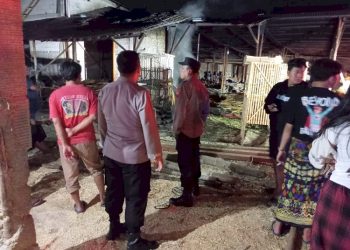 Polisi Menanggapi Cepat Kebakaran Oven Stik Kayu di Mojosongo