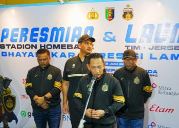 Peluncuran Bhayangkara Presisi Lampung FC, Kapolri Ingatkan Semangat Bersatu