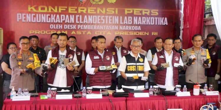Jaringan Clandestine Lab Narkoba Rp 1,5 Triliun Terungkap di Bali oleh Polri