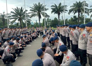 Satuan Brimob Siaga Amankan Konferensi ke-19 Parlemen OKI di Gedung DPR MPR RI