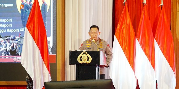 Instruksi Kapolri untuk Kawal Program Pemerintah dan Tingkatkan Kemampuan Personel di Rakernis Baharkam Korbrimob