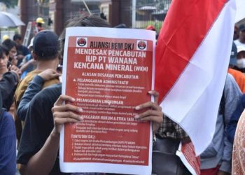 Aliansi BEM DKJ Desak KPK Selidiki Dugaan Tambang Ilegal di Halmahera Timur