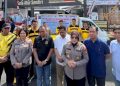 Operasi Pasar Beras Murah Polda Lampung dan Bulog Tembus 2,2 Ton Diserbu Warga