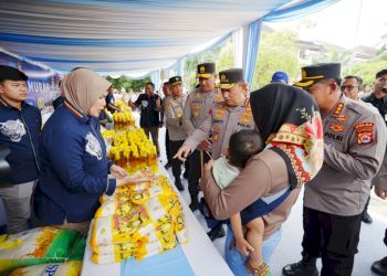 Kapolri Tinjau GPM Polda Banten, Distribusi 27 Ton Beras SPHP ke Masyarakat