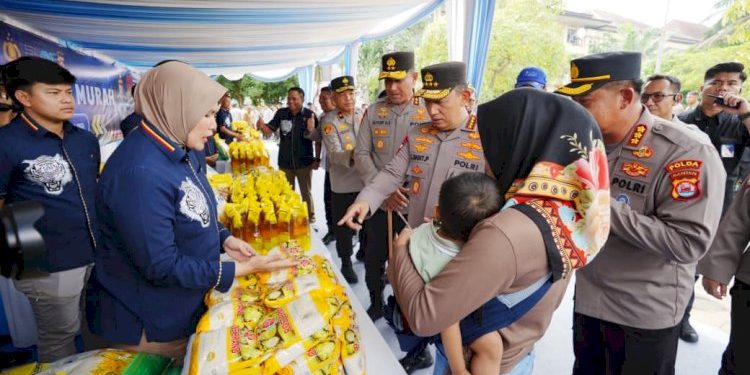 Kapolri Tinjau GPM Polda Banten, Distribusi 27 Ton Beras SPHP ke Masyarakat