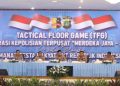 Brimob Polda Metro Jaya Tingkatkan Pengamanan HUT RI ke-80 dengan Tactical Floor Game