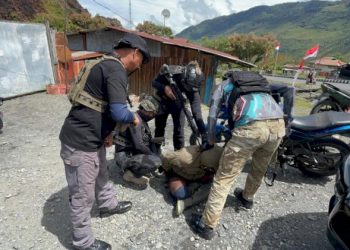 Anggota KKB Ditangkap Satgas Damai Cartenz Karena Terlibat Penembakan Personil Polri di Puncak Jaya