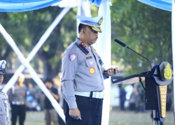 Pimpinan Apel Gelar Pasukan Operasi Merdeka Jaya Jelang HUT ke-80 RI